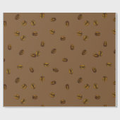 コーヒー豆 ラッピングペーパー (フラット)