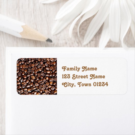 コーヒー豆 ラベル (インサイチュ)