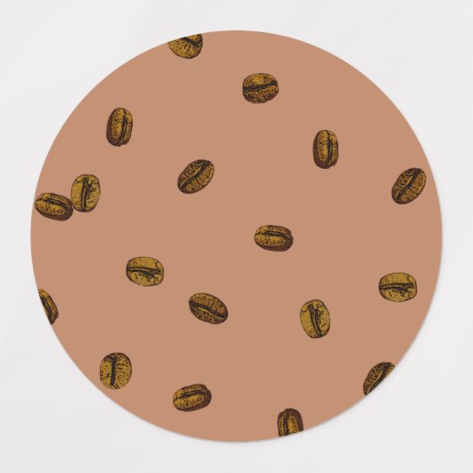 コーヒー豆 ラベル (デザイン1)