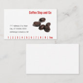 コーヒー豆 ロイヤリティカード (正面/裏面)