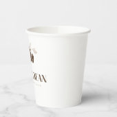 コーヒー豆 ヴィンテージ飲料 紙コップ (左)