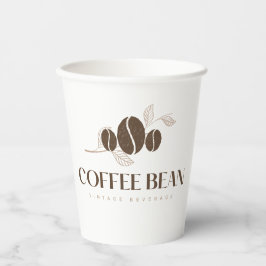 コーヒー豆 ヴィンテージ飲料 紙コップ
