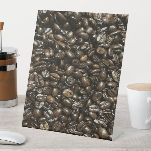 コーヒー豆 台座サイン (インサイチュ)