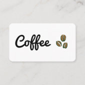 コーヒー豆 名刺 (正面)