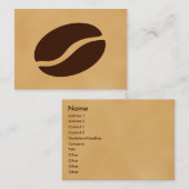 コーヒー豆 名刺 (正面/裏面)