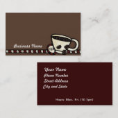 コーヒー豆 名刺 (正面/裏面)