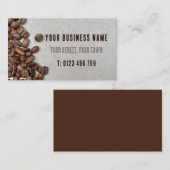 コーヒー豆 名刺 (正面/裏面)