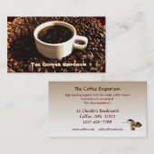 コーヒー豆 名刺 (正面/裏面)