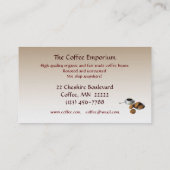 コーヒー豆 名刺 (裏面)
