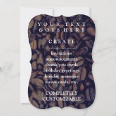 コーヒー豆 招待状 (裏面)