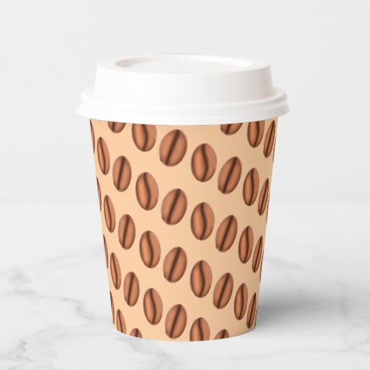 コーヒー豆 紙コップ (左)