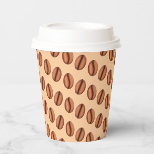 コーヒー豆 紙コップ (正面)