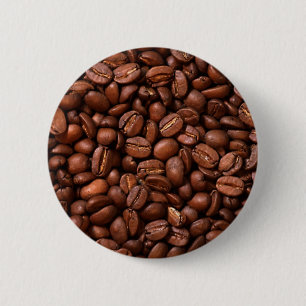 コーヒー豆 缶バッジ