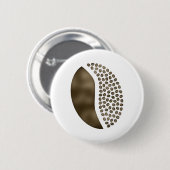 コーヒー豆 缶バッジ (正面&裏面)