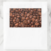 コーヒー豆 長方形シール (バッグ)