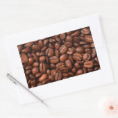 コーヒー豆 長方形シール (封筒)