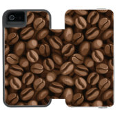 コーヒー豆 INCIPIO iPhoneウォレットケース (フォリオ Open)