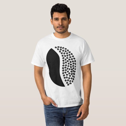 コーヒー豆 Tシャツ (正面フル)