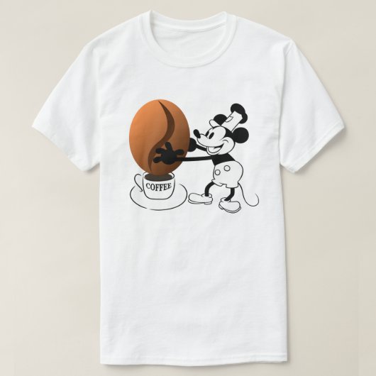 コーヒー豆Tシャツ Tシャツ (デザイン正面)