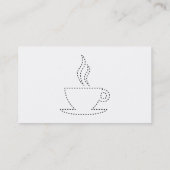 コーヒー買い物用パンチカード ロイヤリティカード (裏面)