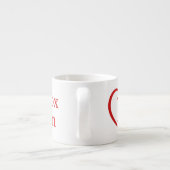 コーヒー賛美マグの箱救済や他の人々、愛。 エスプレッソカップ (裏面)