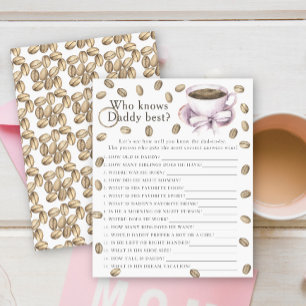 コーヒー赤ちゃんシャワー – ゲーム誰がパパを知っ最高のている