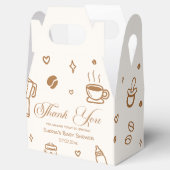 コーヒー赤ちゃんシャワー フェイバーボックス (オープン)