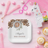 コーヒー赤ちゃんシャワー – ベビーは醸造 ペーパープレート (パーティー)