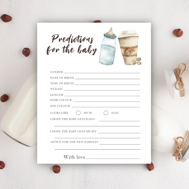 コーヒー赤ちゃんシャワー – 予測とアドバイスベビー (クリエイターアップロード済み)