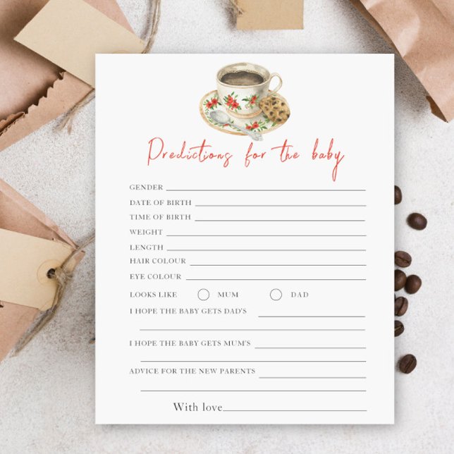 コーヒー赤ちゃんシャワー – 予測とアドバイスベビー (クリエイターアップロード済み)