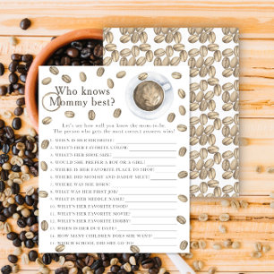 コーヒー赤ちゃんシャワー – 誰がママを知最高のっている