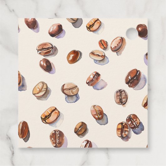 コーヒー赤ちゃん感謝していシャワーAラテ フェイバータグ (裏面)