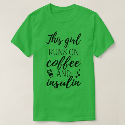 コーヒー走とインリンの女の子II Tシャツ (デザイン正面)