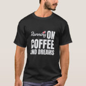 コーヒー走と飲み物に関する情報 Tシャツ (正面)