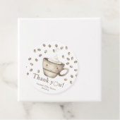 コーヒー醸造ベビーシャワーありがとう フェイバータグ (インサイチュ)