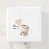 コーヒー醸造ベビーシャワーありがとう フェイバータグ (インサイチュ)