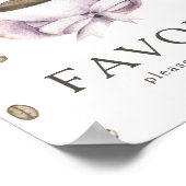 コーヒー醸造ベビーシャワーの好意 ポスター (角)