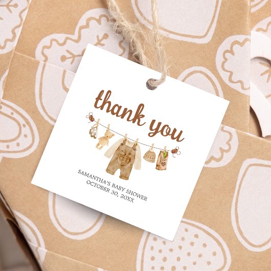 コーヒー醸造ベビーシャワースクエア フェイバータグ