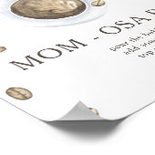 コーヒー醸造ベビーシャワー桃佐バー ポスター (角)