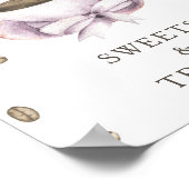 コーヒー醸造ベビーシャワー菓子とお菓子 ポスター (角)