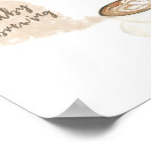 コーヒー醸造ベビーシャワー飲料 ポスター (角)