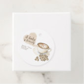 コーヒー醸造ベビーシャワー フェイバータグ (インサイチュ)