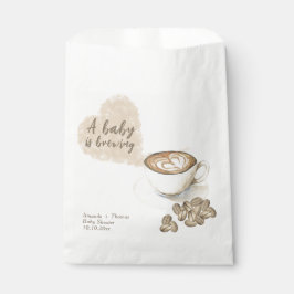 コーヒー醸造ベビーシャワー フェイバーバッグ