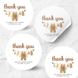 コーヒー醸造ベビーシャワー ラウンドシール