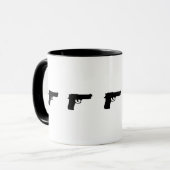 コーヒー銃のマグ マグカップ (正面左)