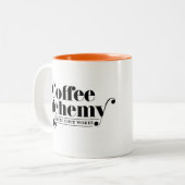 コーヒー錬金術のマグ ツートーンマグカップ (正面左)