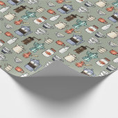 コーヒー鑑識家のカフェイン愛 ラッピングペーパー (角)