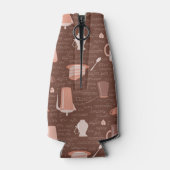 コーヒー関連要素のパターン ボトルクーラー (裏面)