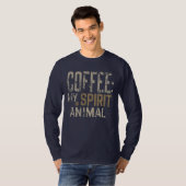 コーヒー霊動物 Tシャツ (正面フル)