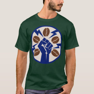 コーヒー革命バリスタ労働組合のロゴ Tシャツ
